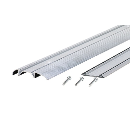 M-D Building Products M-D Building Products 0.75 in. H X 3 in. W X 36 in. L Aluminum/Vinyl Low Threshold Silver 08748